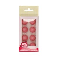 Csokoládé rózsaszín golyók 8 db