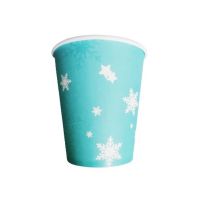 Kék Frozen csésze pelyhekkel - 6 db