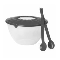 Salad bowl with spoons 31 cm