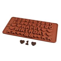Happy Birthday silicone mold and numbers
