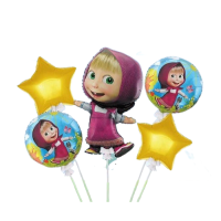 Balloons - Masha gold 5 pcs