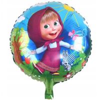 Folienballon Masha mit Hase