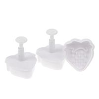 Cutter with strawberry piston 3 pcs