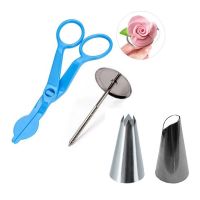 Set of tips, scissors, mushroom - 4 pcs