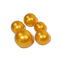 Gold hollow balls 5 pcs