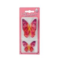 Rózsaszín pillangók 8 db