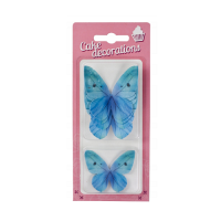 Blaue Schmetterlinge 8 Stk