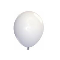 Pasztell fehér léggömbök 12 cm - 100 db