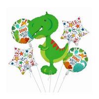 Balóny Happy Birthday Dino 5 ks