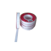 Organza ribbon white 10 mm - 23 m
