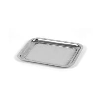 Stainless steel tray 21x16 cm