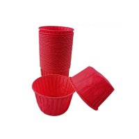 Red paper cups 48 pcs
