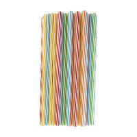 Colored plastic straws 50 pcs