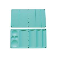 Plastic mold for modeling flowers and leaves