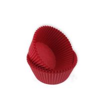 Red paper cups 50 mm - 100 pcs