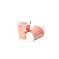 Pink paper cup 6 pcs