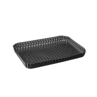 Mold with removable bottom perforated 31 x 21 cm