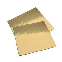Gold mat 8 x 8 cm