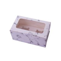Marble box for 2 muffins