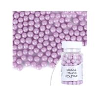 Purple pearl beads 50 g
