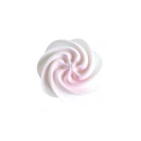White-pink meringues 8 pcs