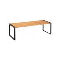 Shelf wood / metal 50 x 18 x 15 cm