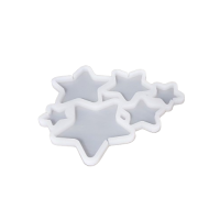Forma silikón lízanka hviezdy 6 ks