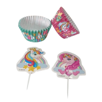 Cupcakes and cupcakes unicorn 24 pcs