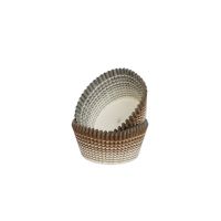 White-brown paper cups 44 mm 100 pcs