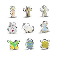 Cutter stainless steel Easter 9 pcs