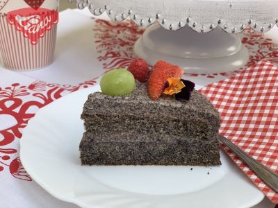 Flourless poppy seed cake