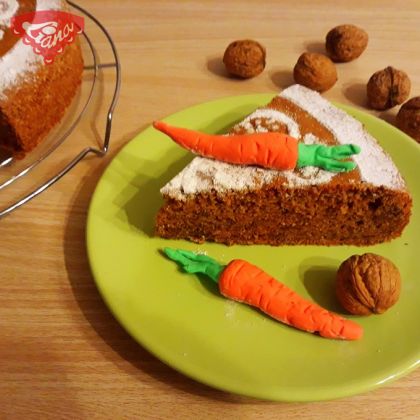 Gluten-free nut and carrot cake