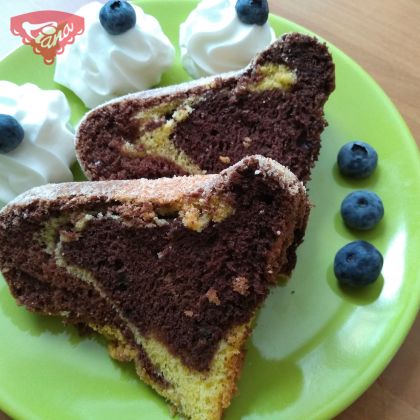 Gluten-free EXCLUSIVE tricolor pudding cake