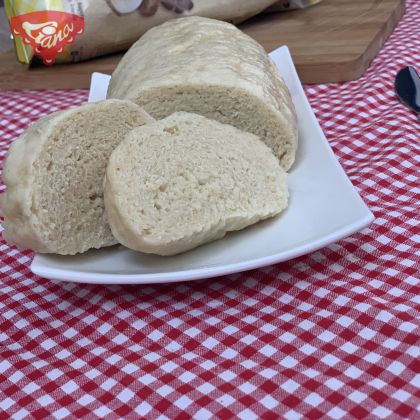Glutenfreie Dampfknödel aus Brotbackmischung weiß