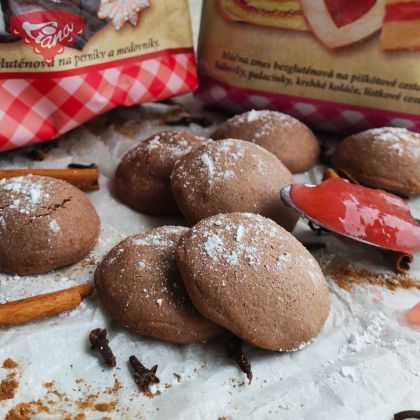 Gluten-free stuffed gingerbread cookies