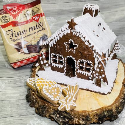 Gluten-free gingerbread house