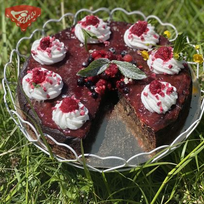 Beetroot brownies without flour