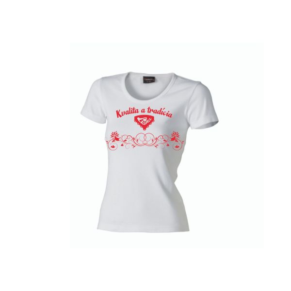 Damen-T-Shirt mit Volksmuster Liana T-Shirt Damen Folk-Muster Liana, Größe XL
