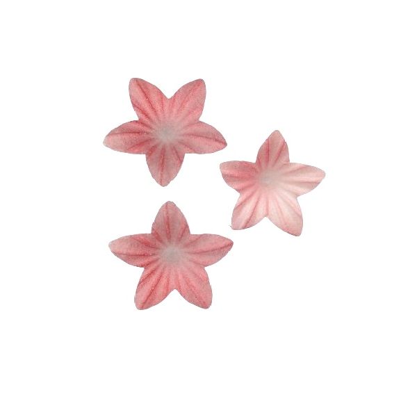 Kwiatek waflowy mini w kolorze różowym