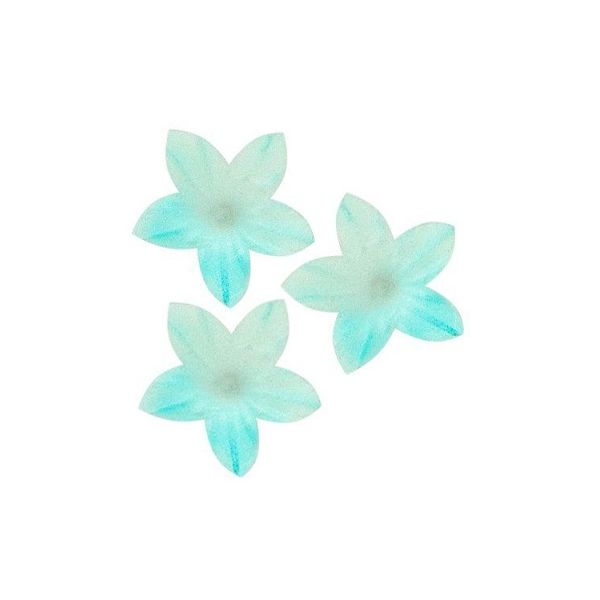 Wafer flower mini blue