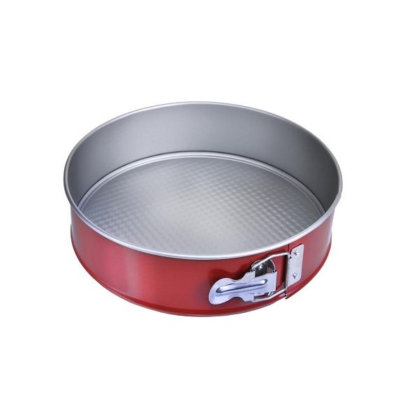 Collapsible form metal round red 24 cm