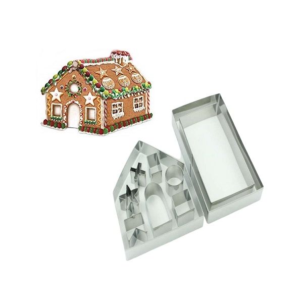 Set of cookie cutters - gingerbread house