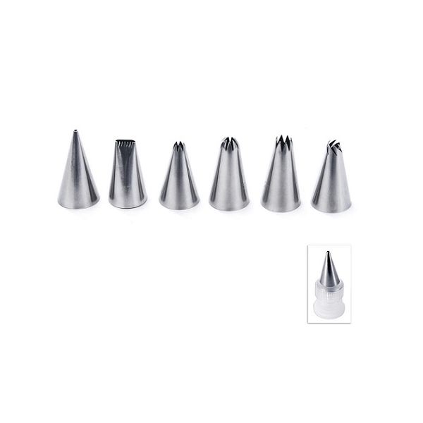Decorating tip - stainless steel set