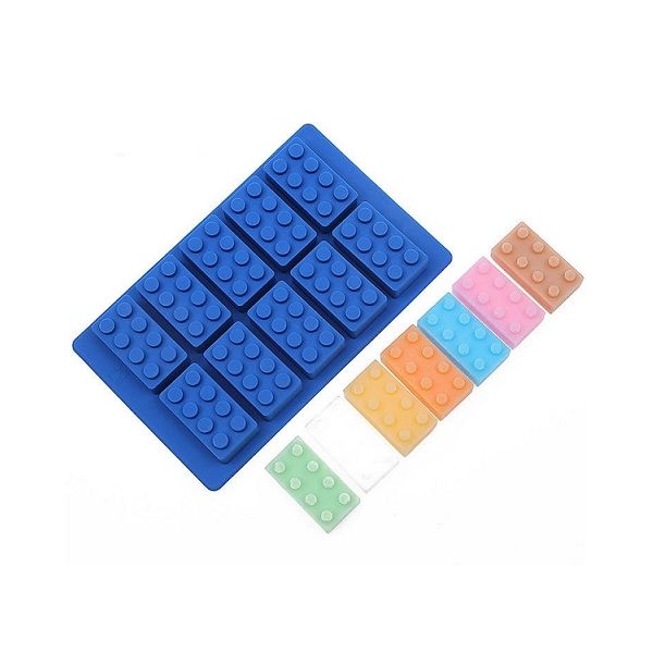 Silicone mold for lego cubes 10 pcs large