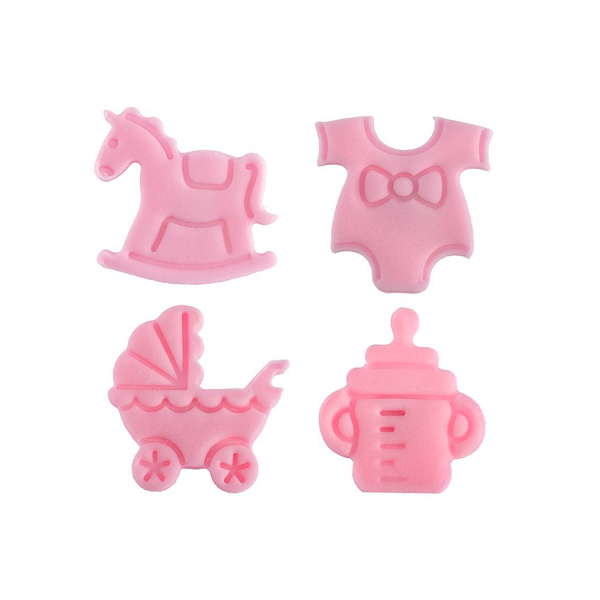 Pony, body, stroller, pink bottle - set
