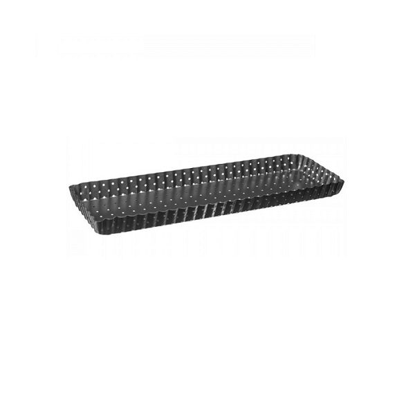Mold with removable bottom perforated 35 x 11 cm