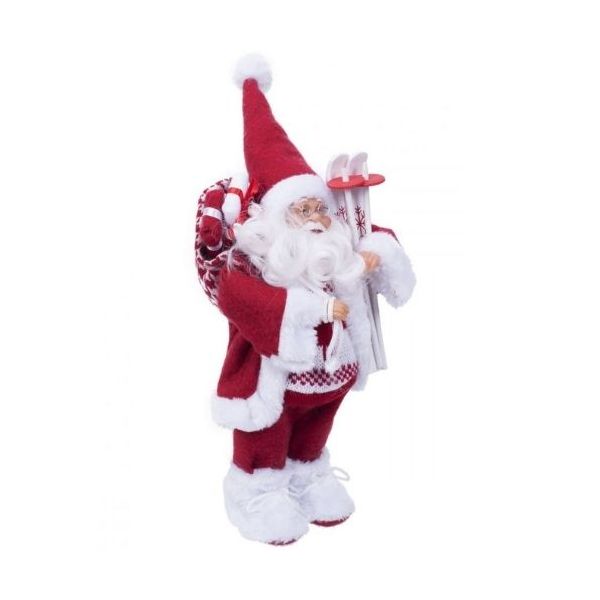 Święty Mikołaj czerwony 30 cm