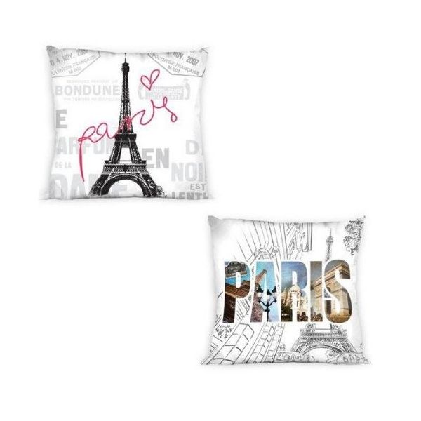 Kissen + doppelseitiges Laken Paris 40x40 cm