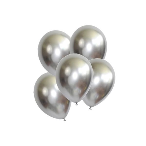 Silver balloon 5 pcs