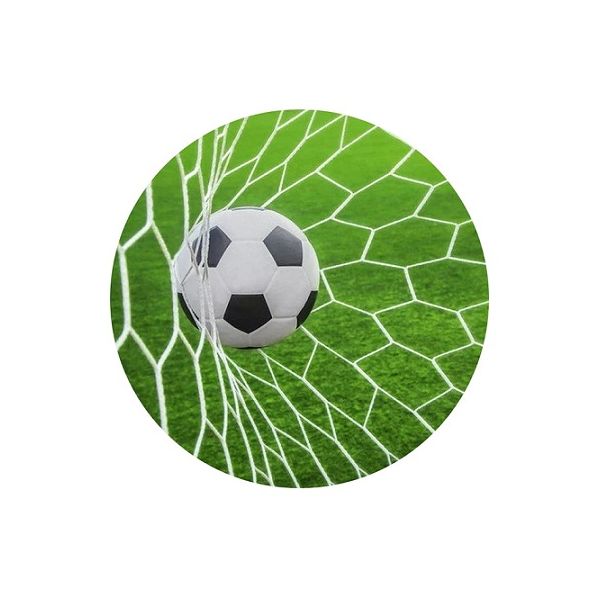 Wafer - soccer ball in the net